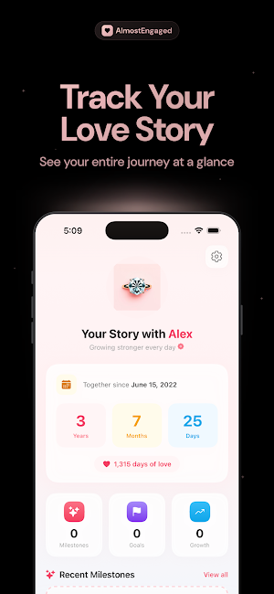 AlmostEngaged - Dating Journal Screenshot 0