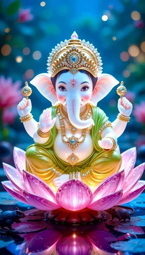 Neon Ganesha Ai Video Themes Screenshot 2