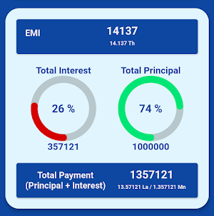 Banking Calculator - EMI/FD/RD Screenshot 1