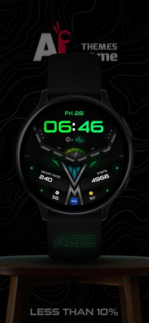 RAPTOR - Digital Watch Face Screenshot 1