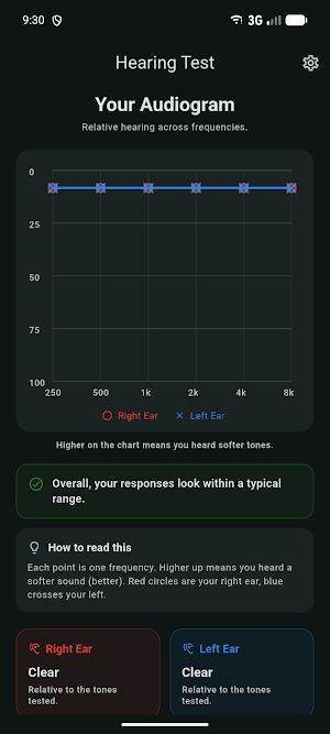 Hearing Test - Ear Check Screenshot 2