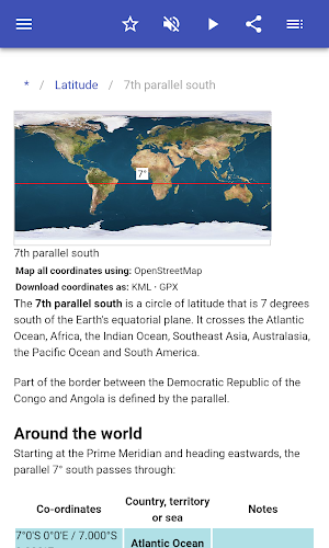 Latitude and longitude Screenshot 3