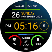 Iris502 Digital Watch Face