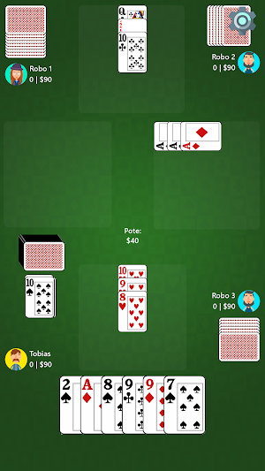 Pontinho - Jogo de Cartas Online Screenshot 1