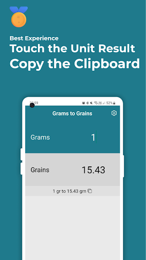 Grams to Grains Converter Screenshot 2