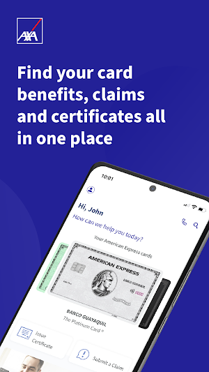 AXA Cardmember Benefits Screenshot 0