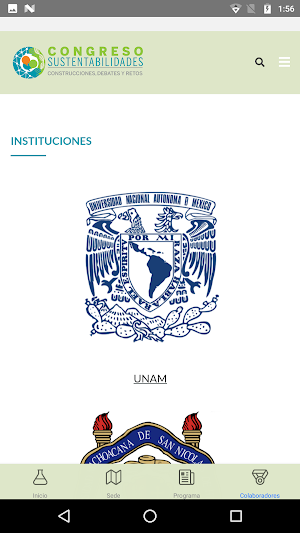 Congreso Sustentabilidad UNAM Screenshot 3