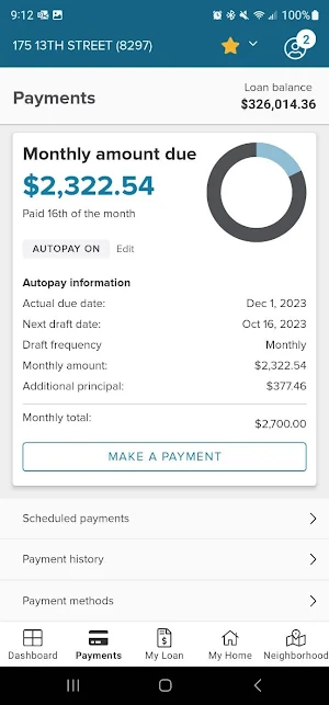 RoundPoint Mortgage Servicing Screenshot 2