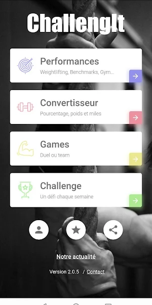 Challengit : Fitness tracker Screenshot 0