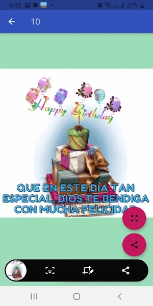 Feliz cumpleaños. GIFs Screenshot 0
