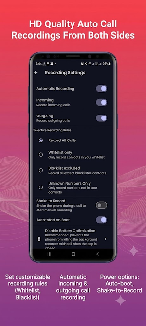 Track call Recorder Screenshot 3