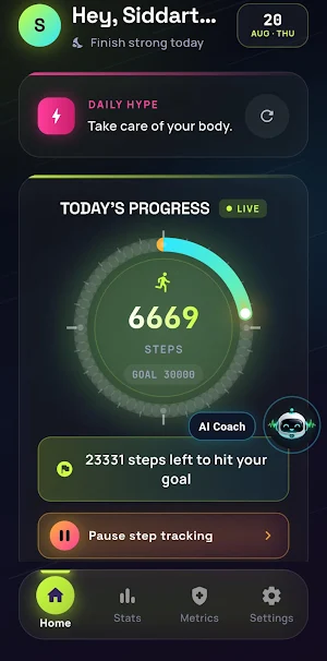 StrideSense: Step Counter Screenshot 0