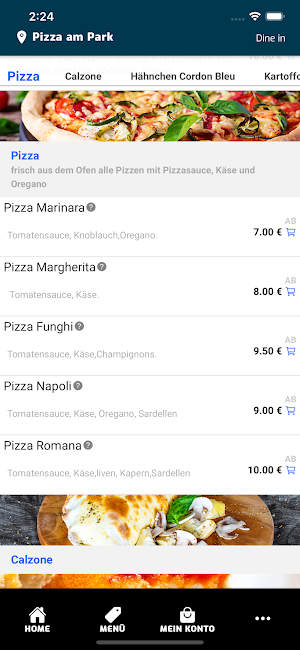 Pizza am Park Bendorf Screenshot 2