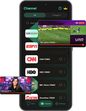 Smarters IPTV Pro - PPlayer Screenshot 1