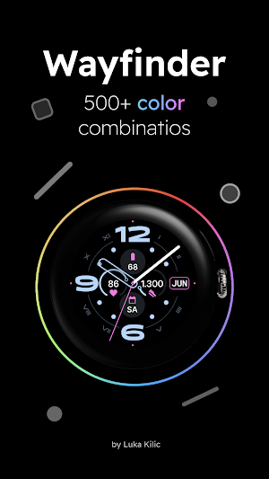 Wayfinder - Analog Watch Face Screenshot 1