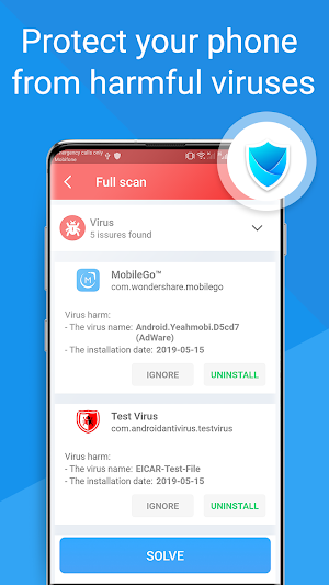 Antivirus - Virus Clean, Applock, Booster, Cooler Screenshot 0