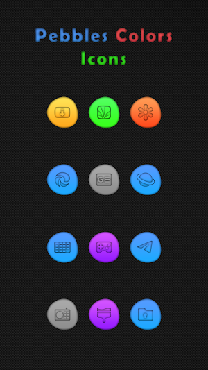 Pebbles Colors Icons Screenshot 2