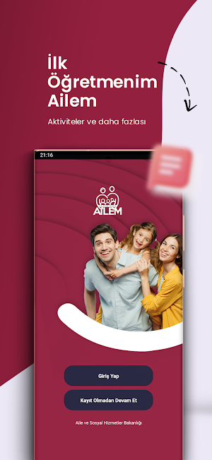 İlk Öğretmenim Ailem Screenshot 0