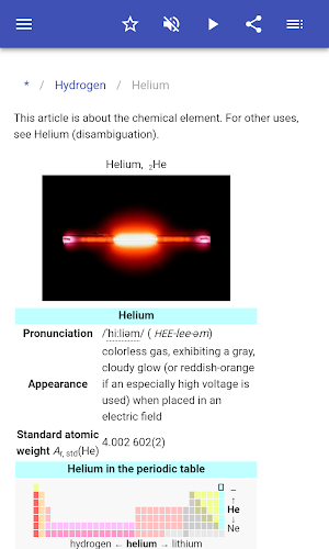 Chemical elements Screenshot 2