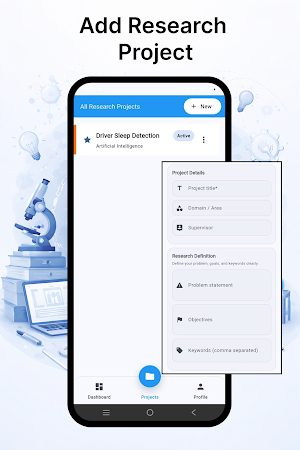 Research Management System Screenshot 1