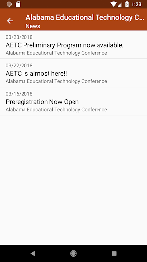 Alabama Ed Tech Conference Screenshot 2