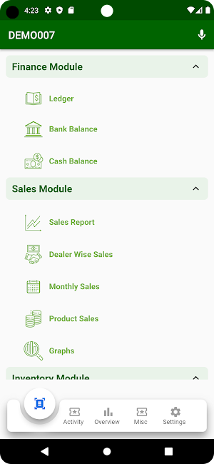Synergy Erp Screenshot 2