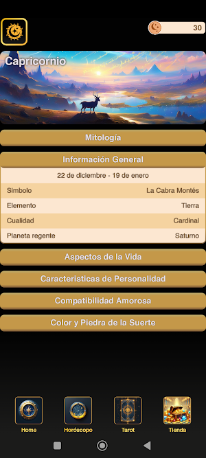 Horoscopo Moon Screenshot 2