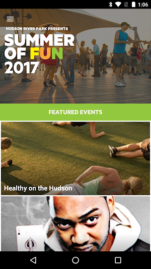 Hudson River Park Events Screenshot 0