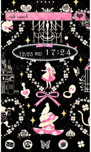 Girly Theme Beautiful Alice Screenshot 0