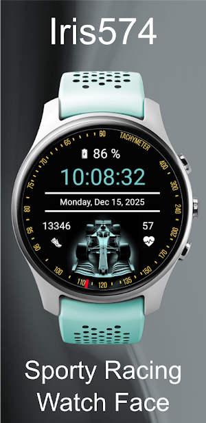 Iris574 Sporty Theme Watch Screenshot 2
