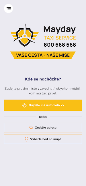 Mayday TAXI Klatovy Screenshot 1