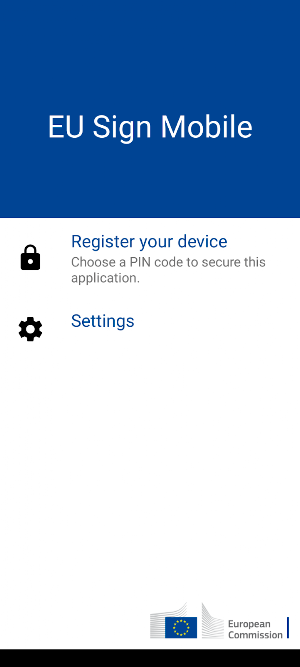 EU Sign Mobile Screenshot 0