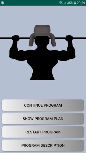 Russian Fighter Pull-Up Progra Screenshot 0