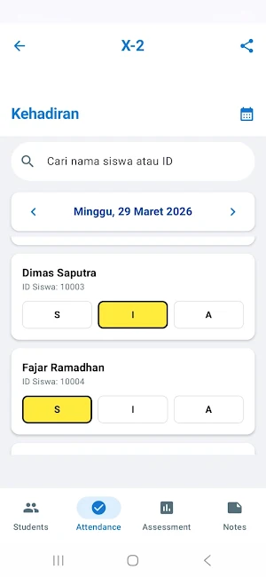 TeacherPro Kehadiran & Nilai Screenshot 2