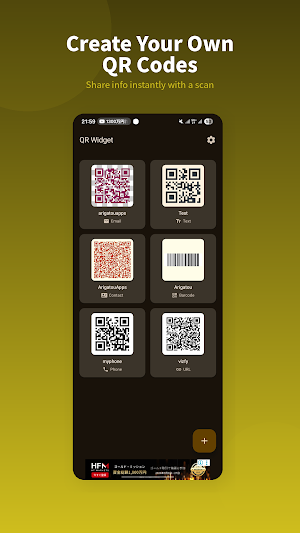 QR Widget: QR Code Widget Screenshot 0