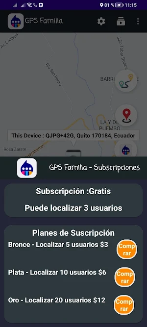 DgitalX GPS Familia Screenshot 2