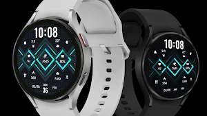 Blue Geometry ZKin Watch Screenshot 0