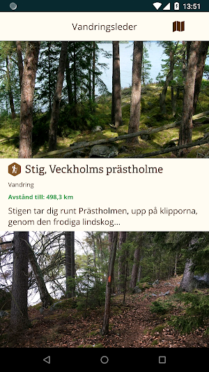 Uppsalas läns Naturkarta Screenshot 1