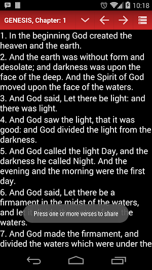 Arkman's King James Bible Screenshot 1