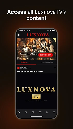 Luxnovatv Official Screenshot 1