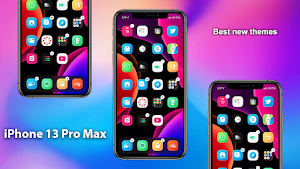 iPhone 13 Pro Max Launcher Screenshot 1