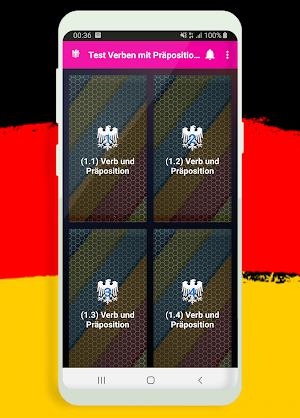 Test Verben mit Präpositionen Screenshot 1