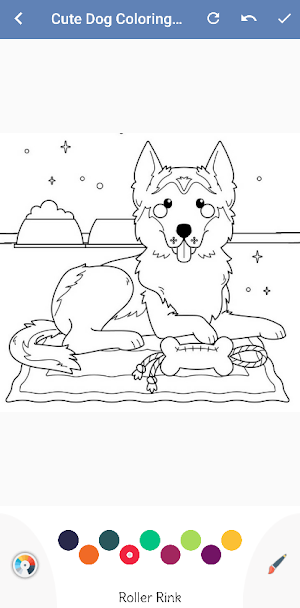 Cute Dog Coloring Book Screenshot 1