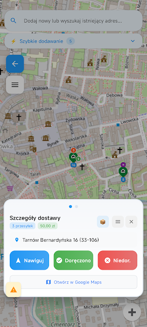 CourierGo Planer Tras i dostaw Screenshot 3