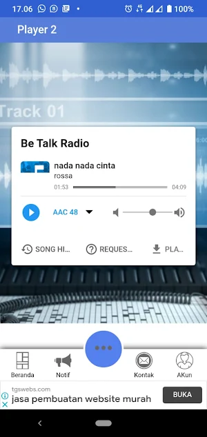 BE-Talk Radio Streaming Screenshot 2