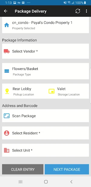 Yardi Concierge SMARTscan Screenshot 3