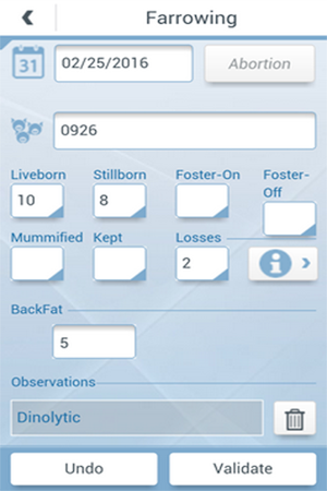 Swine Herd Management Screenshot 2