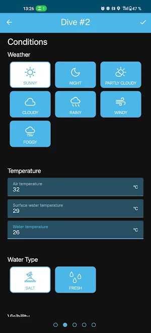 Dive LogBook Screenshot 2