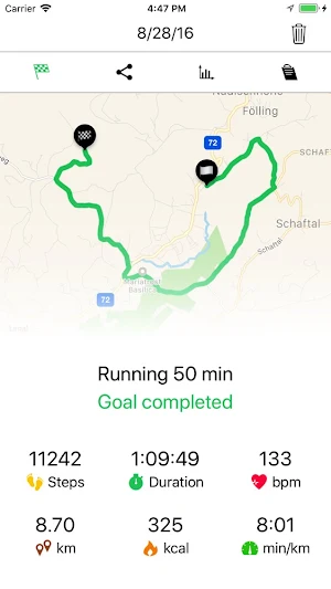 Running Walking Jogging Goals Screenshot 1