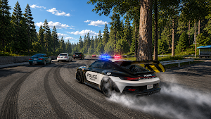 Car Driving : Police Game Screenshot 0